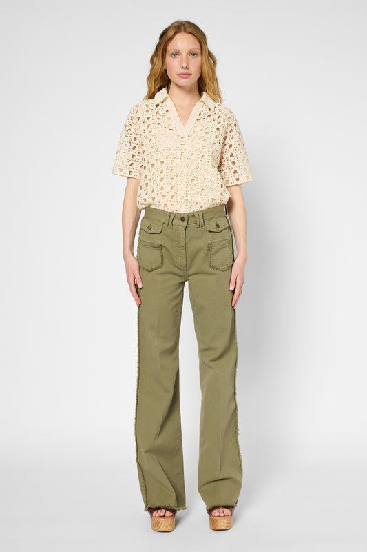 Jean Dbp67b326 Khaki-Green