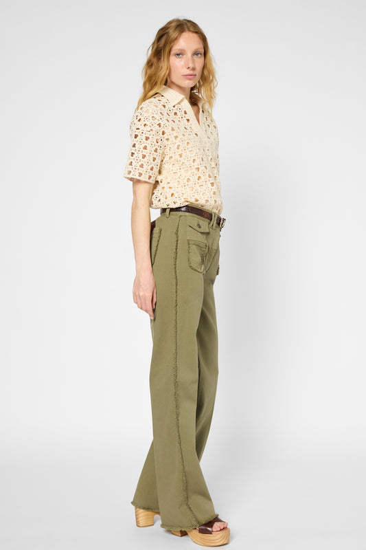 Jean Dbp67b326 Khaki-Green