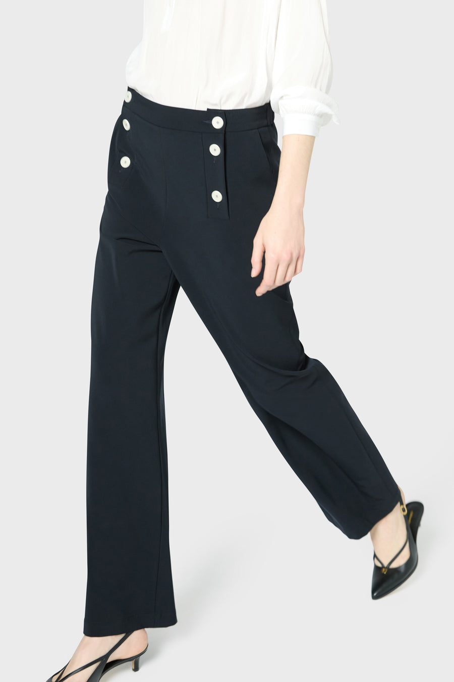 Trouser Lauriane Dbp78b045 Navy