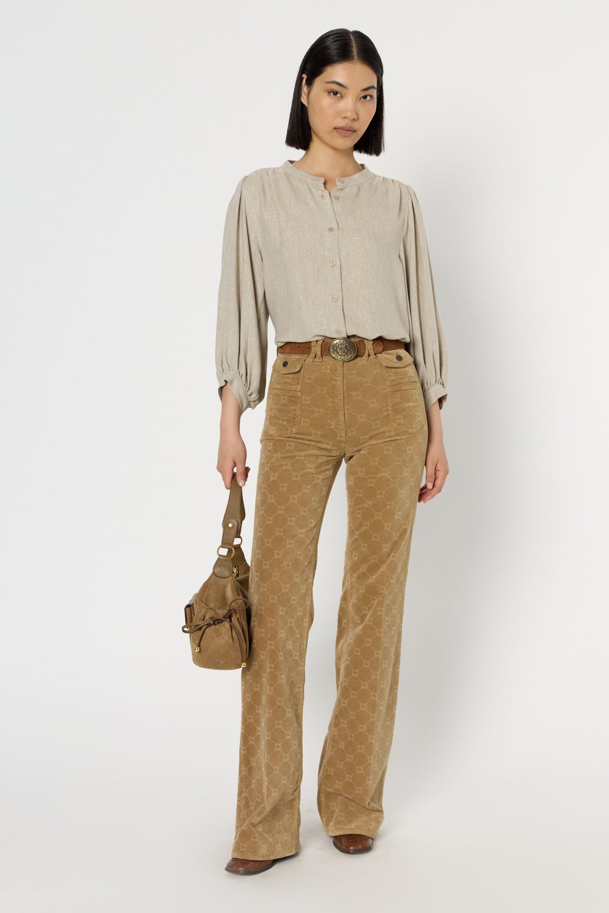 Blouse Dcc02c147 Beige