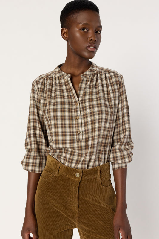 Blouse Dcc17c148 Brown