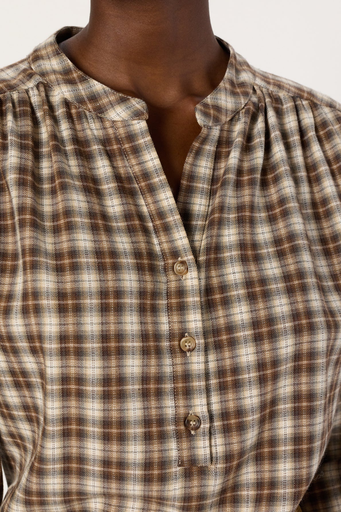 Blouse Dcc17c148 Brown