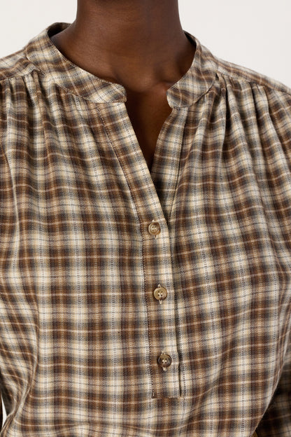 Blouse Dcc17c148 Brown