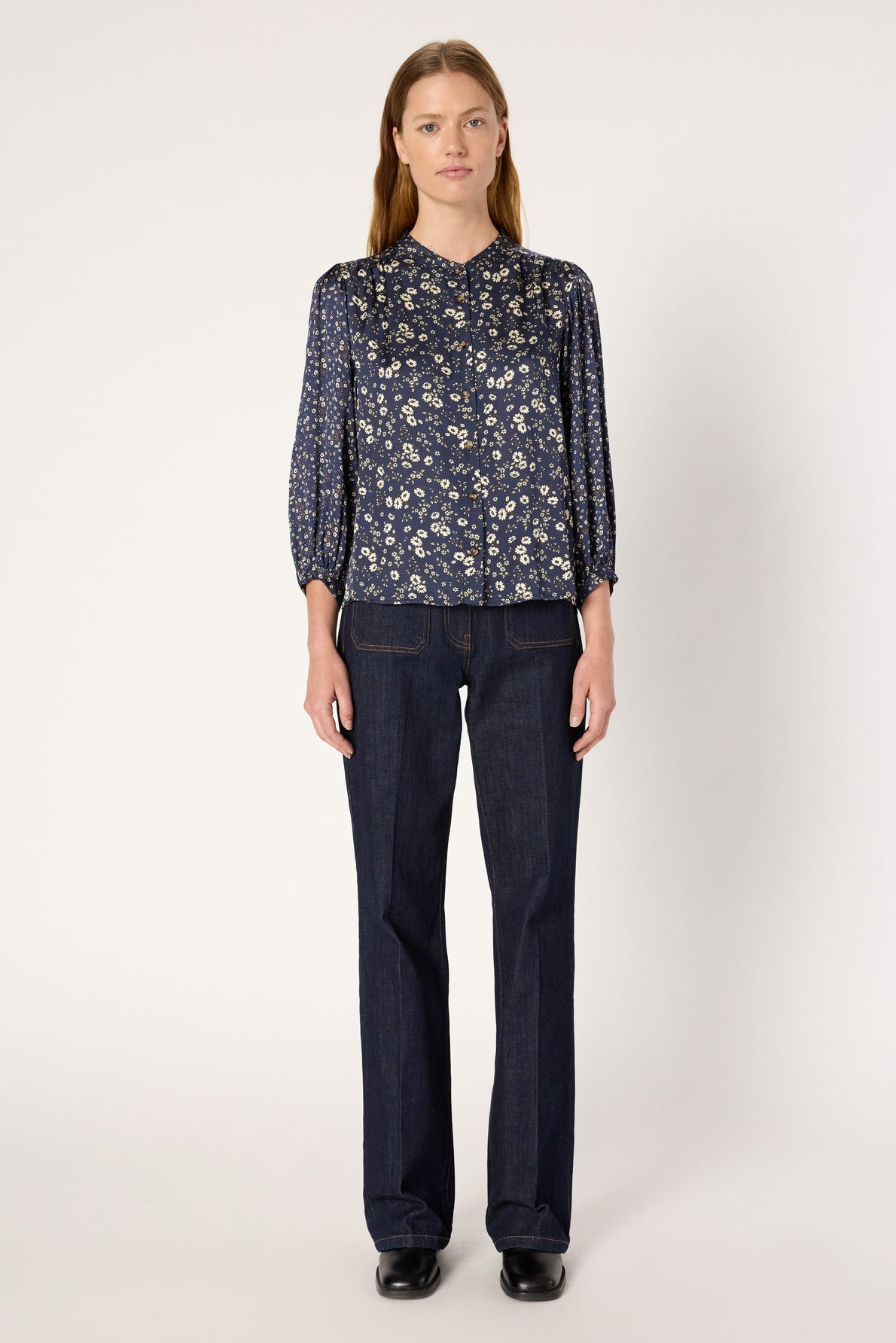 Blouse Dcc36c176 Navy