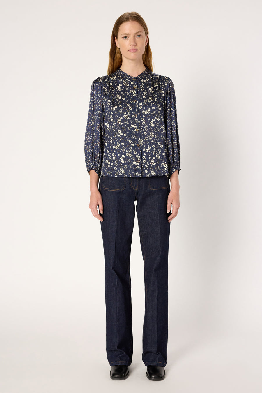 Blouse Dcc36c176 Navy