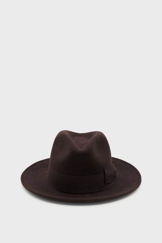 Unisex Premium Wide Brim Baseball Hat Cotton - Brown
