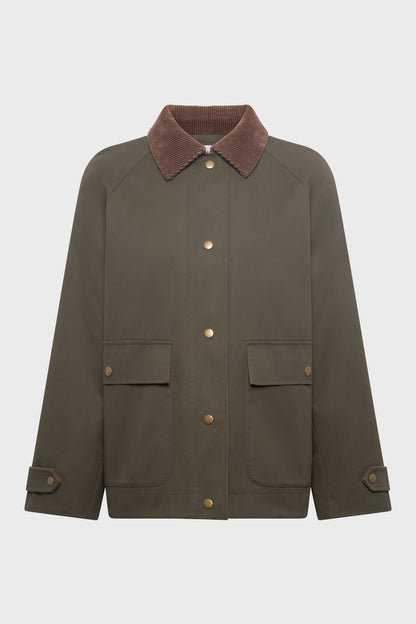Trench Coat Dce10c023 Khaki-Green