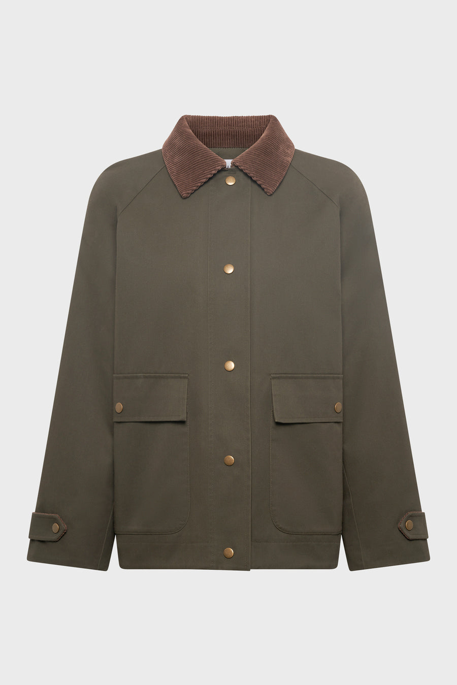 Trench Coat Dce10c023 Khaki-Green