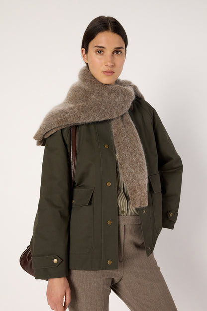Trench Coat Dce10c023 Khaki-Green