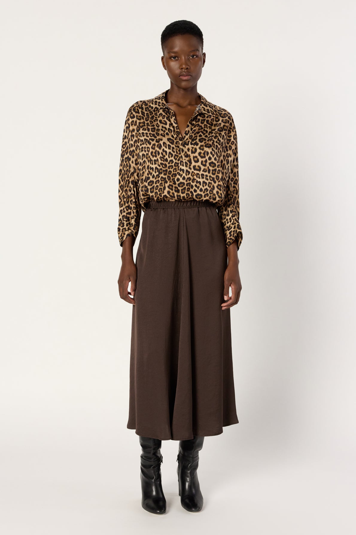 Skirt Dcj08c131 Khaki-Green