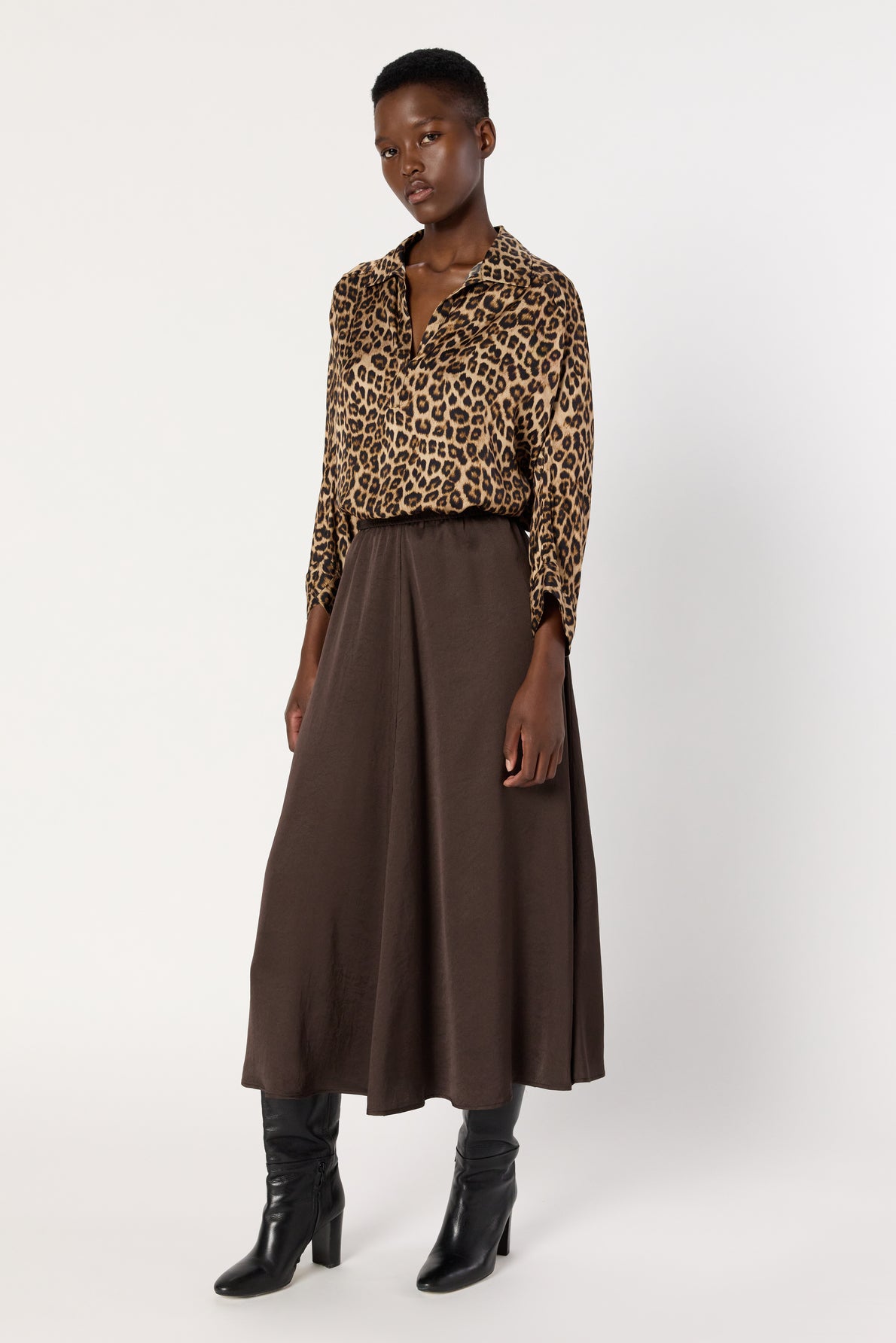 Skirt Dcj08c131 Khaki-Green