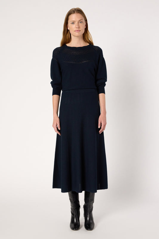 Skirt Dcj18c219 Navy