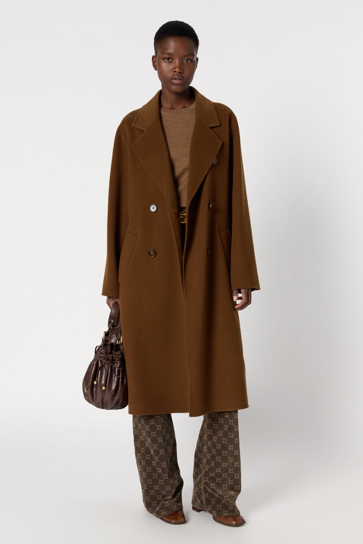 Coat Dcm31c028 Brown