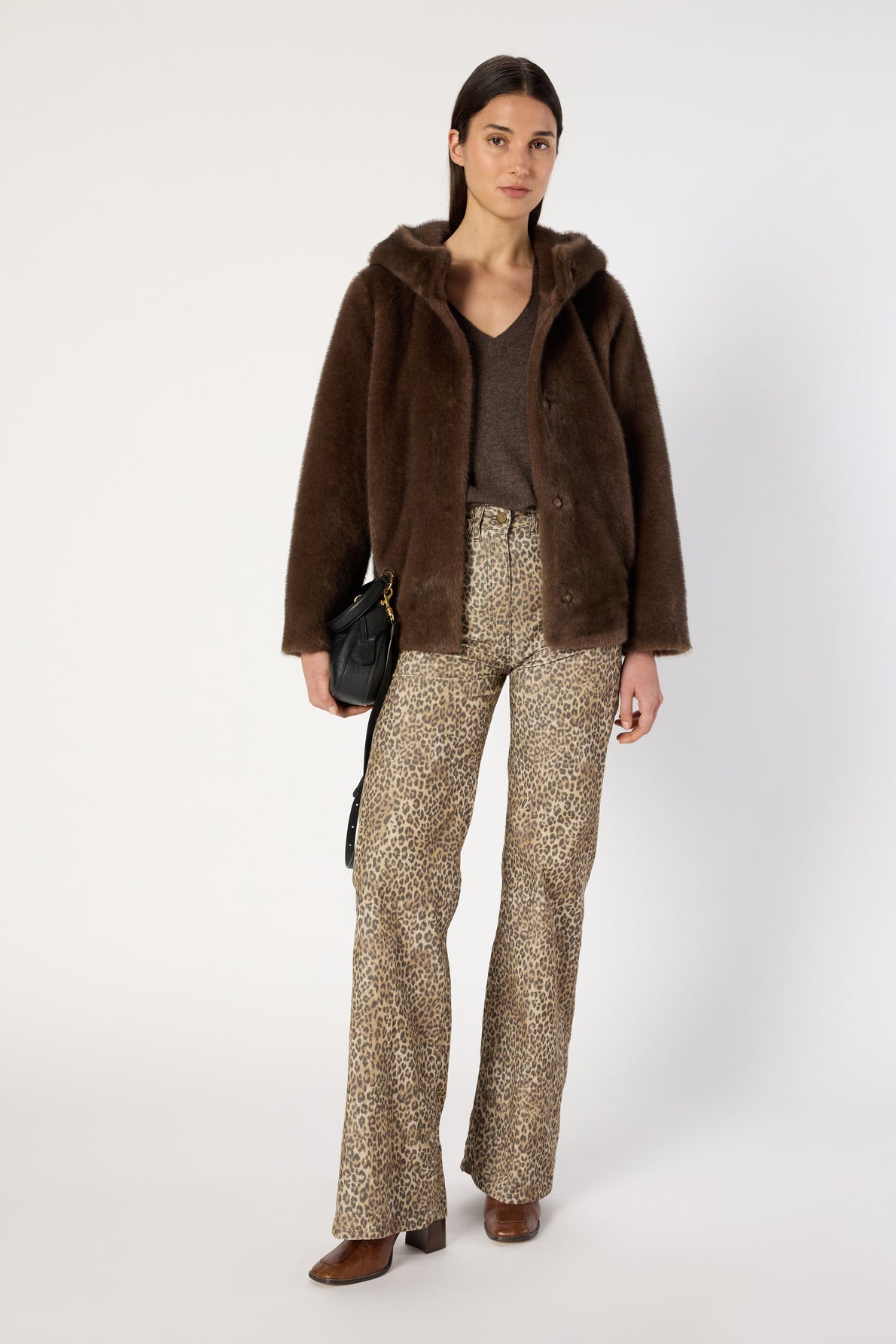 Coat Dcm55c010 Brown