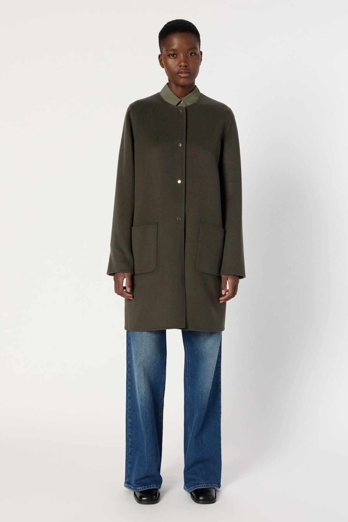 Coat Dcm57c029 Khaki-Green