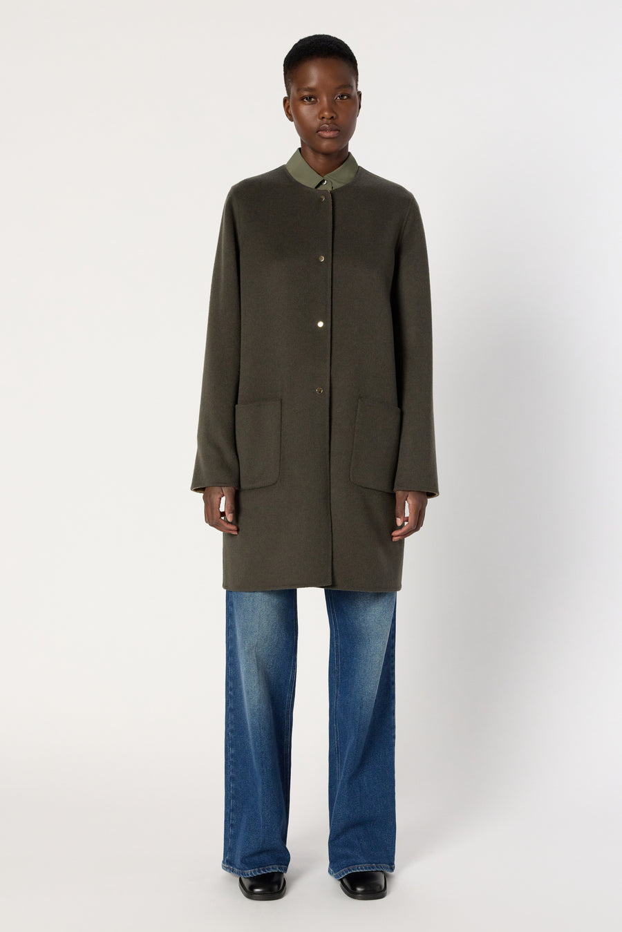 Coat Dcm57c029 Khaki-Green