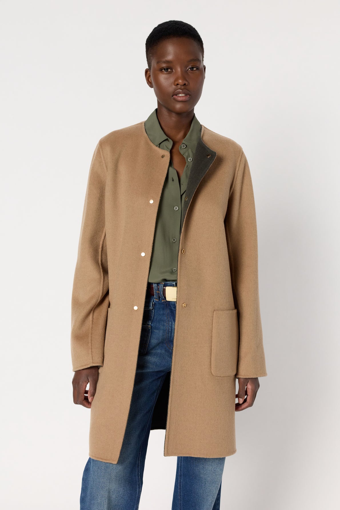 Coat Dcm57c029 Khaki-Green