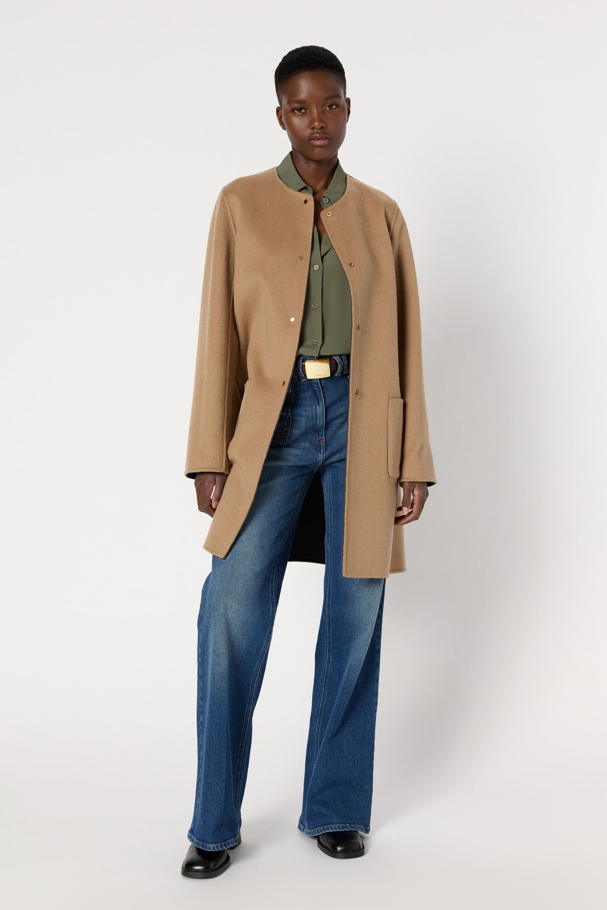 Coat Dcm57c029 Khaki-Green