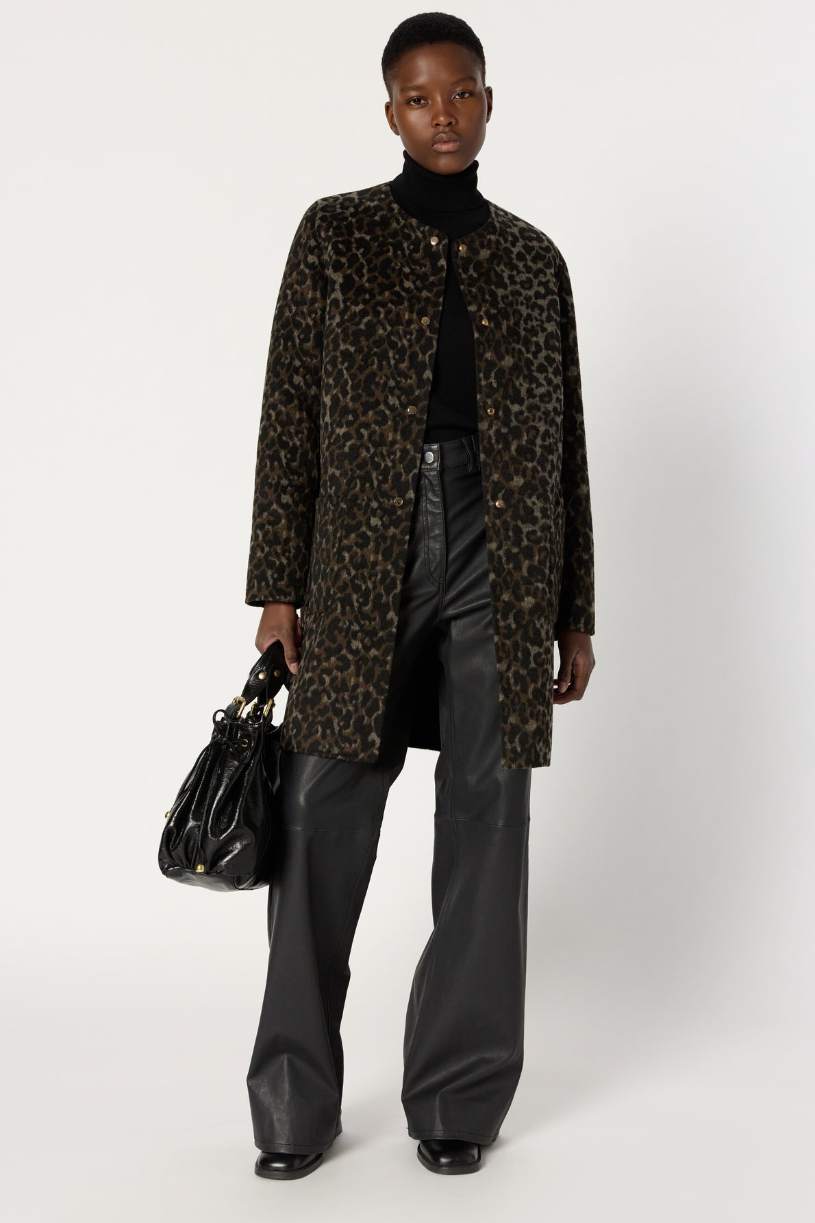 Coat Dcm57c033 Brown