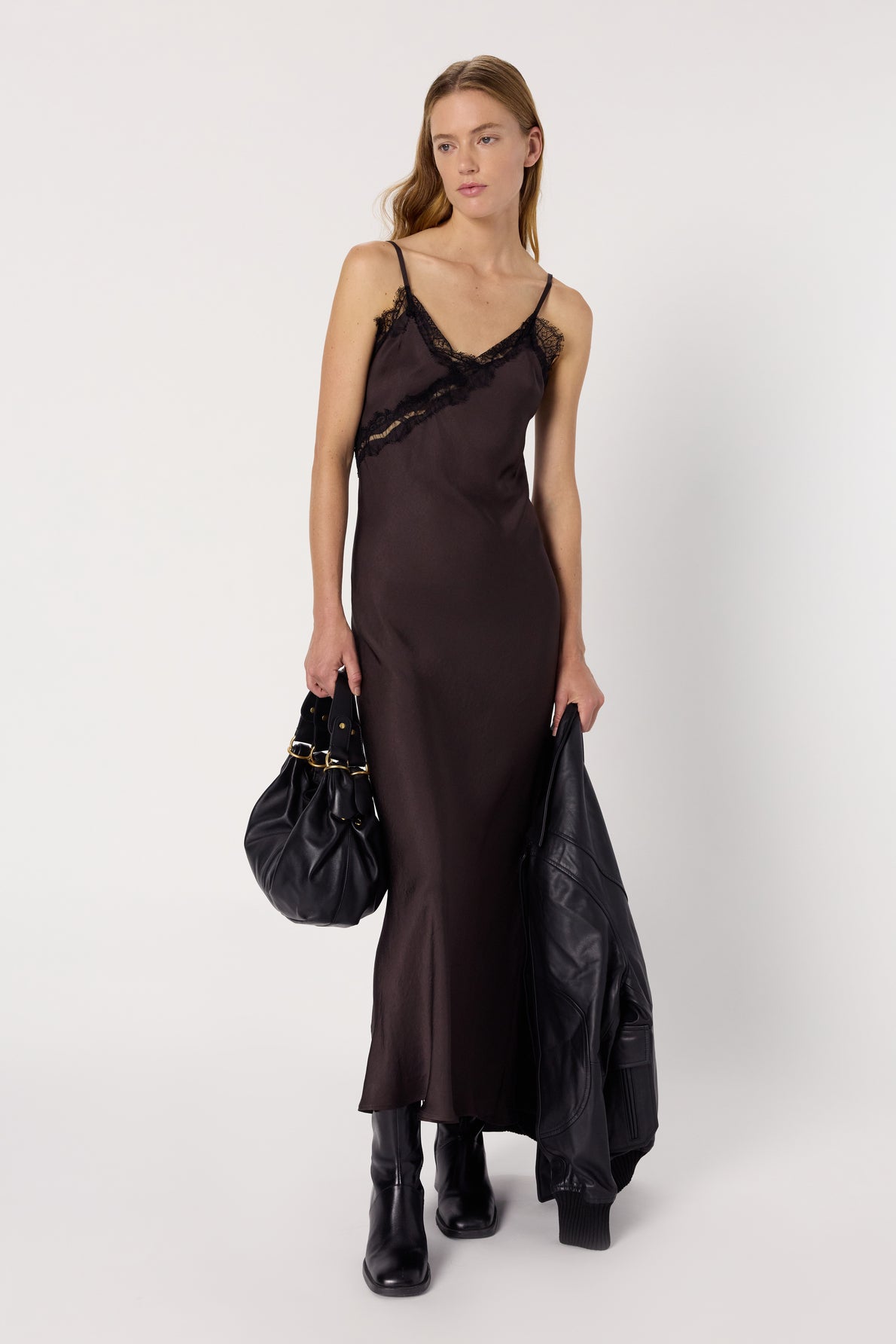 Dress Dcr68c345 Brown