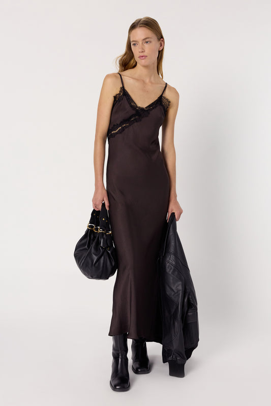 Dress Dcr68c345 Brown