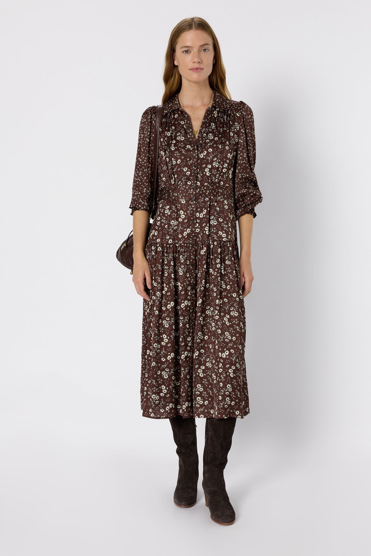 Dress Dcr78c176 Brown