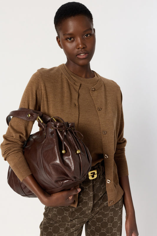 Pullover/vest Dcu01c222 Camel