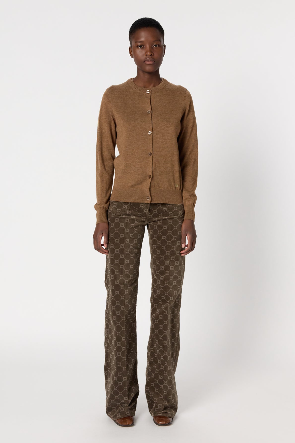 Pullover/vest Dcu01c222 Camel