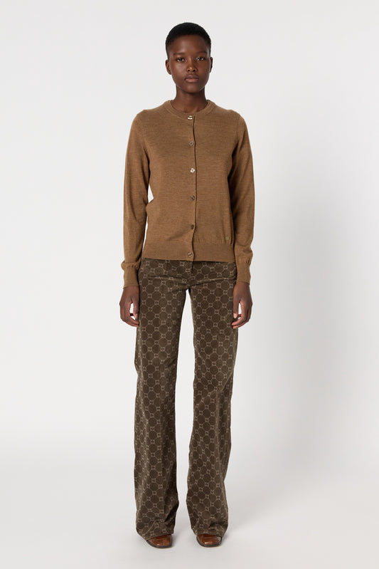 Pullover/vest Dcu01c222 Camel