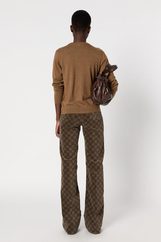 Pullover/vest Dcu01c222 Camel