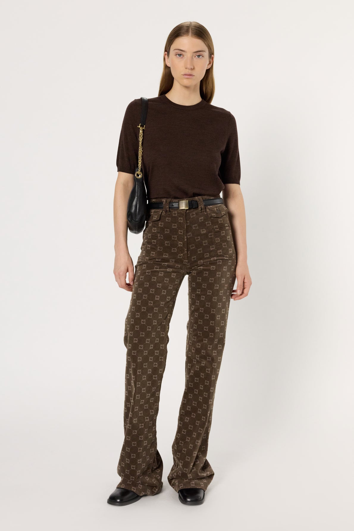 Pullover/vest Dcu02c222 Brown