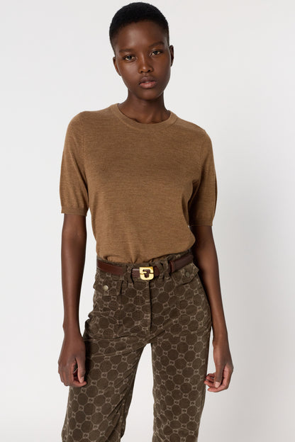 Pullover/vest Dcu02c222 Camel