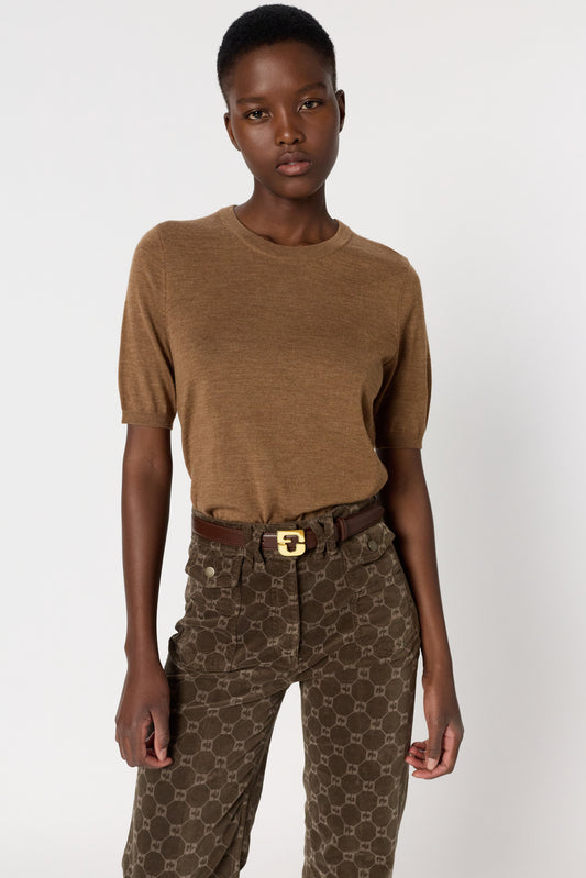 Pullover/vest Dcu02c222 Camel