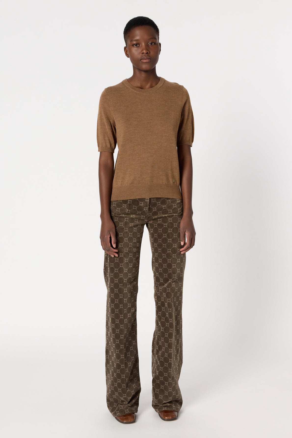 Pullover/vest Dcu02c222 Camel