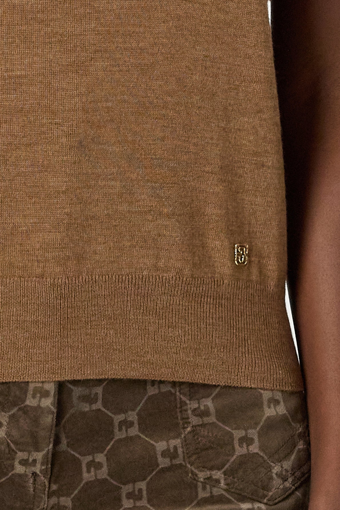 Pullover/vest Dcu02c222 Camel