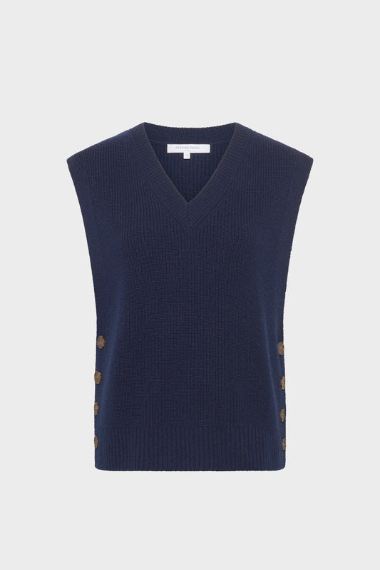 Pullover/vest Dcu06c231 Navy