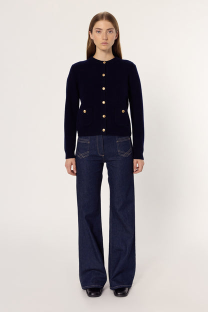 Pullover/vest Dcu13c228 Navy