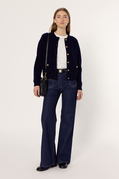 Pullover/vest Dcu13c228 Navy