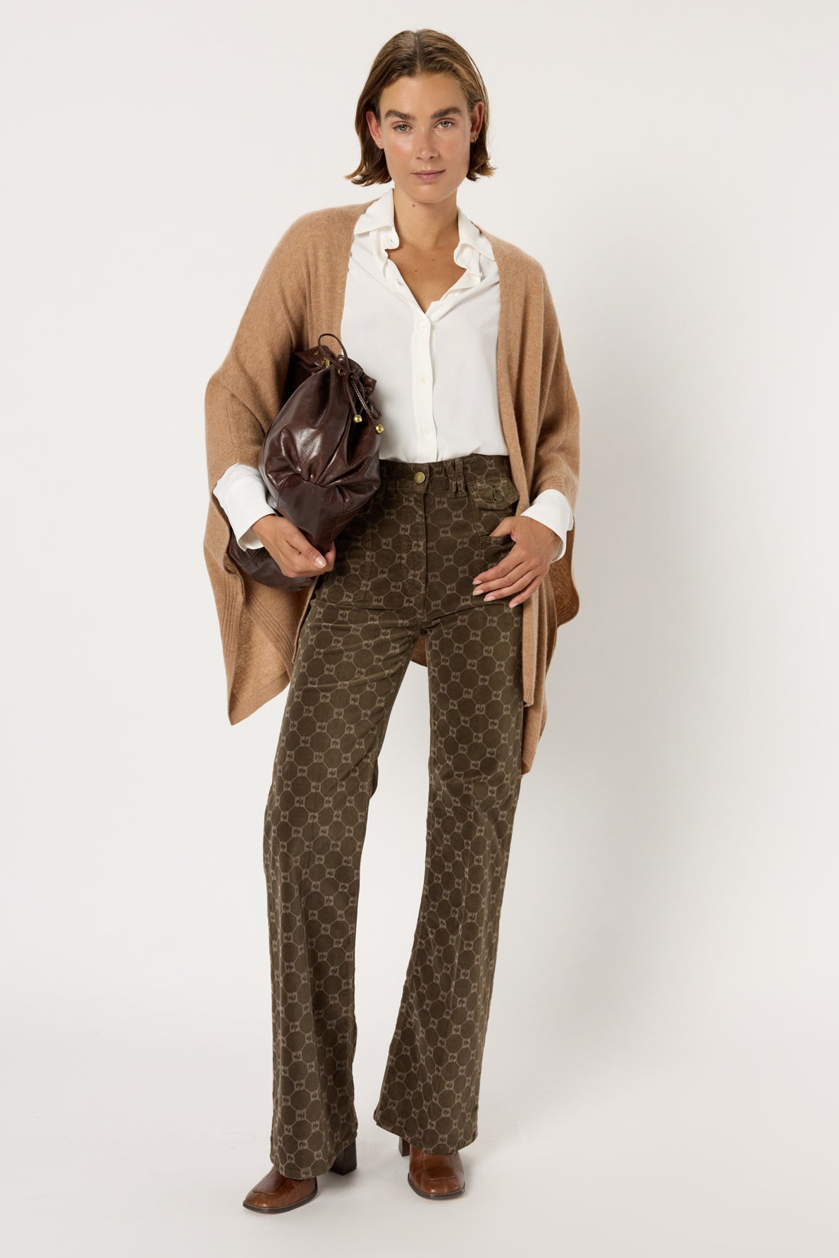 Pullover/vest Dcu61c235 Camel