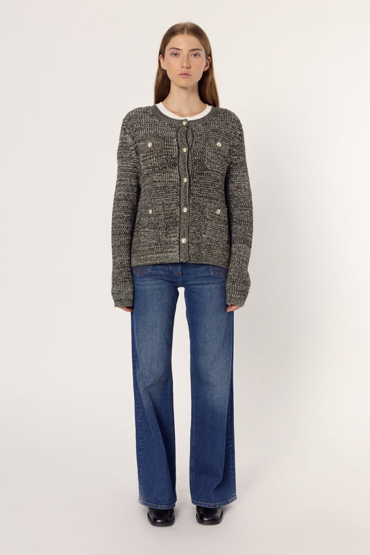 Pullover/vest Dcu87c260 Khaki-Green