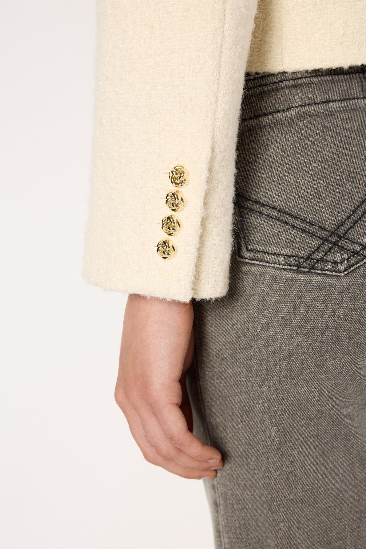 Jacket Dcv31c063 Ecru