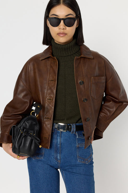 Leather Garment Dcy16c009 Brown