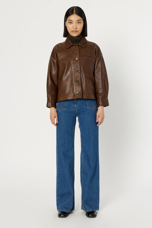 Leather Garment Dcy16c009 Brown