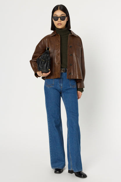 Leather Garment Dcy16c009 Brown