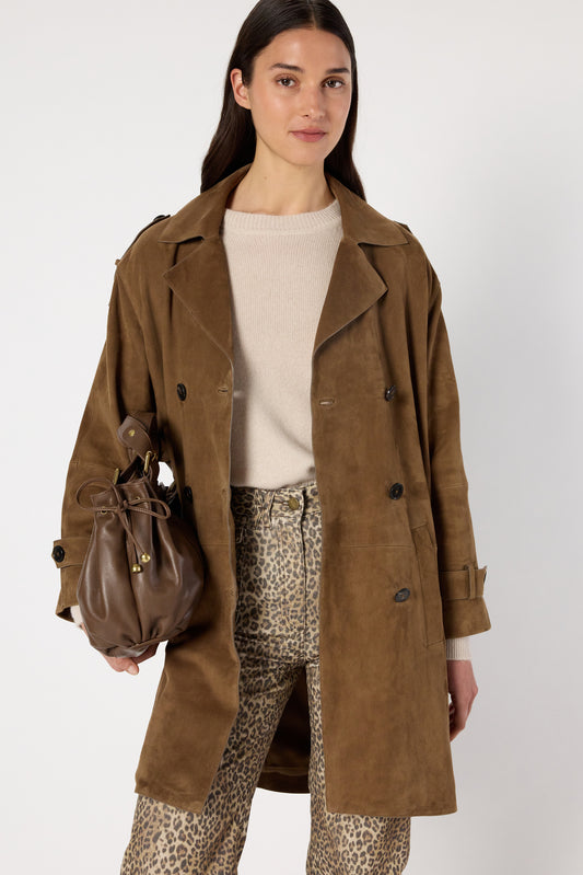 Leather Garment Dcy18c007 Camel