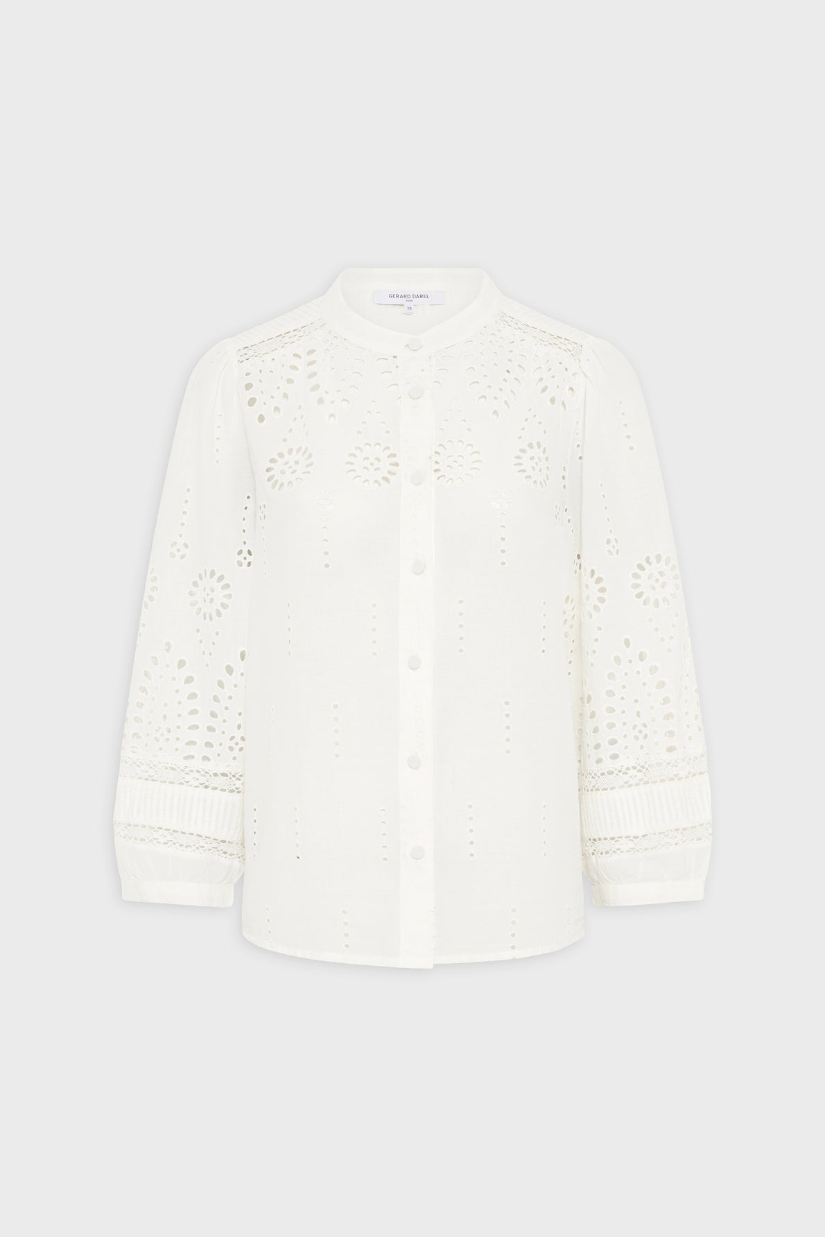 Women's Button-Down Blouse 100% Cotton Poplin - Ecru