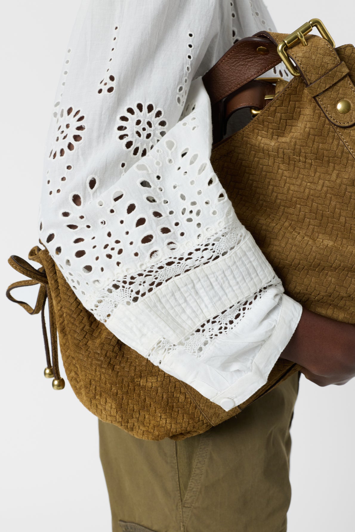 Women's Button-Down Blouse 100% Cotton Poplin - Ecru