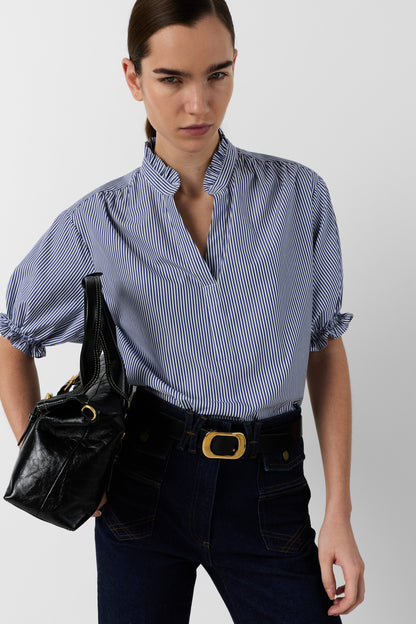 Blouse Ddc27d101 Blue