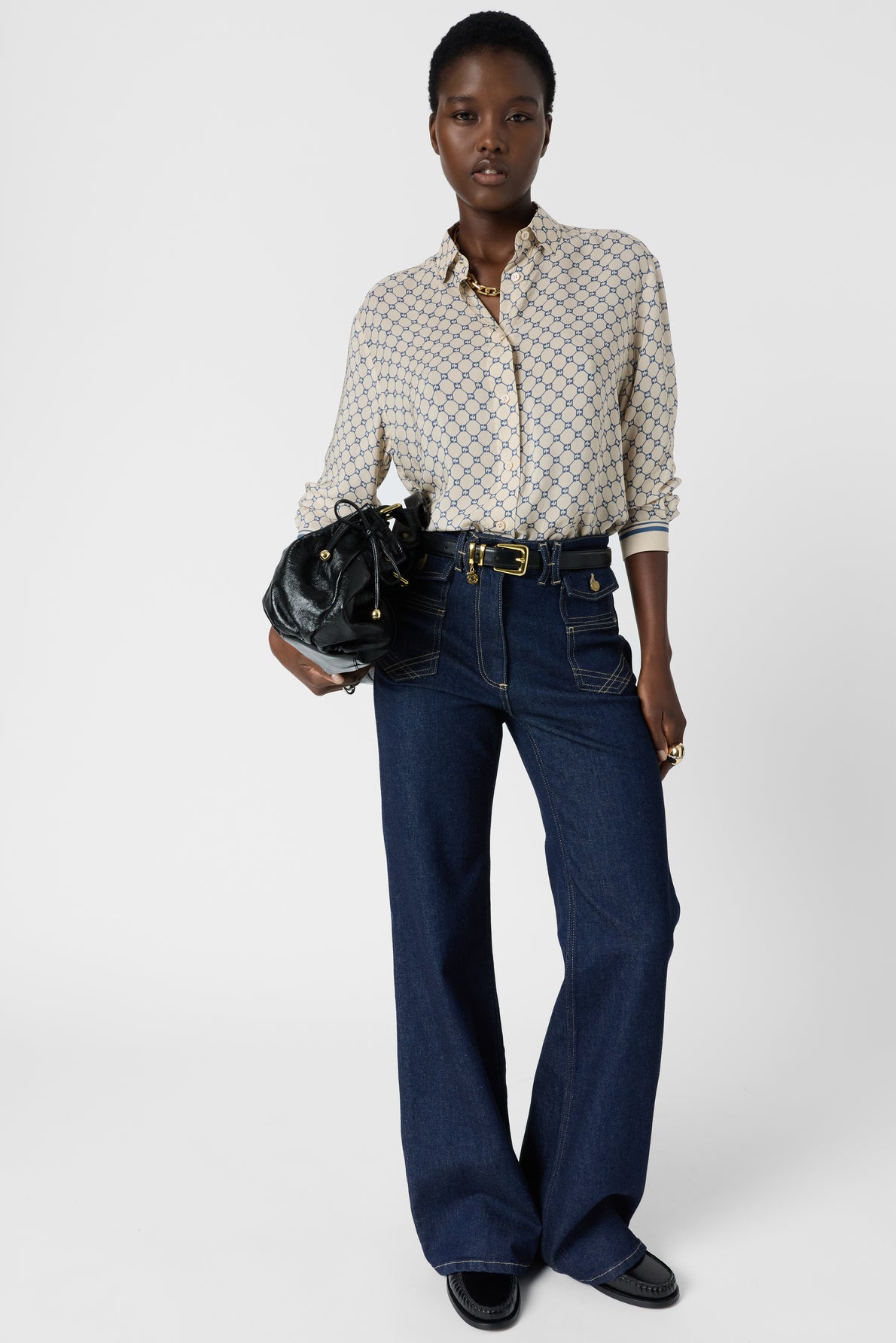 Blouse Ddc76d335 Blue