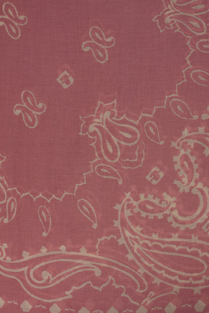 Unisex Square Scarf 100 Percent Cotton - Blue Gradient Pink